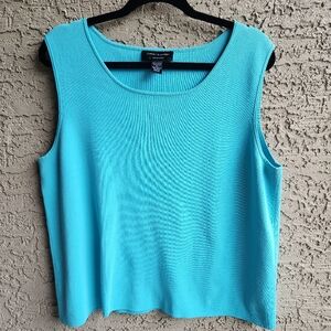 Cable and gauge turquose shell tank size 1x